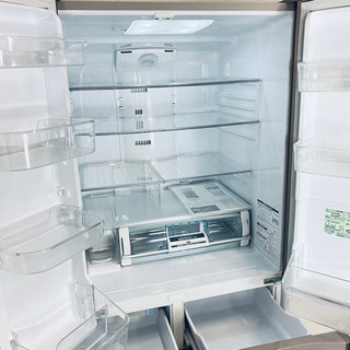 日立 6ドア冷蔵庫☆475L☆R-G4800F(XN)☆475L☆2016年製