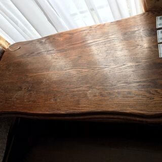 超豪華一枚板 国産天然木 リビングテーブル ローテーブル 見事な木目の