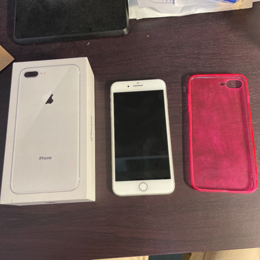 付属品全て込み]iPhone8plus 64GB au silver