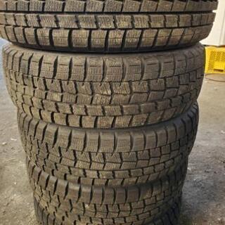 お値下げしました。DUNLOP winterMax 165/55/14 アルミ付き4本