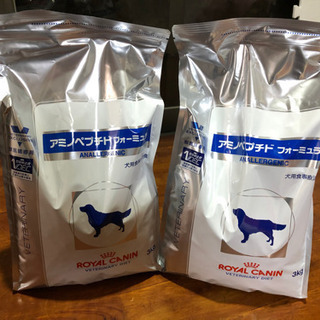 アミノペプチドフォーミュラの中古が安い!激安で譲ります・無料で 正規輸入品 アミノペプチドフォーミュラ3kg2袋 ペットフード