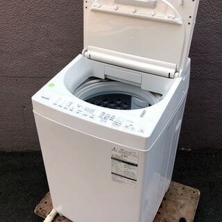 ㉙【6ヶ月保証付】18年製 美品 東芝 7kg 全自動洗濯機 ZABOON AW-7D6【PayPay使えます】