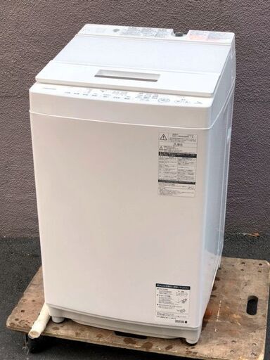 ㉙【6ヶ月保証付】18年製 美品 東芝 7kg 全自動洗濯機 ZABOON AW-7D6【PayPay使えます】