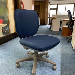 【オフィスチェアー・事務椅子・椅子】 色：ブルー