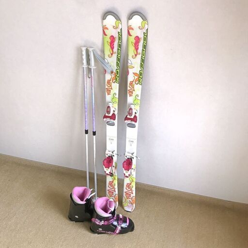 ロシニョール(ROSSIGNOL)サロモン(SALOMON)子供用スキーセット-