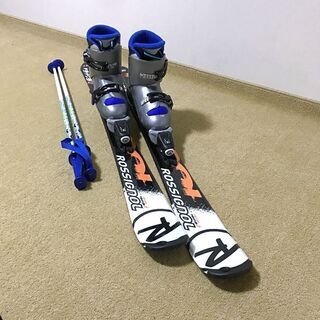 子供スキーセット ブーツ21cm 板110cm ストック82cm