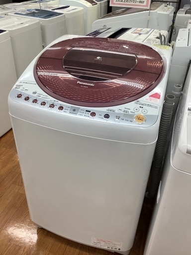 Panasonic縦型洗濯乾燥機のご紹介です。