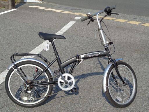 RIDGETOP 20インチ 折りたたみ自転車 黒 (46)