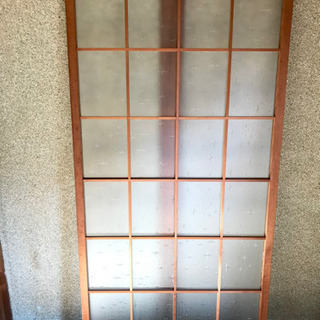 昭和レトロ　古民家　建具　ガラス引き戸