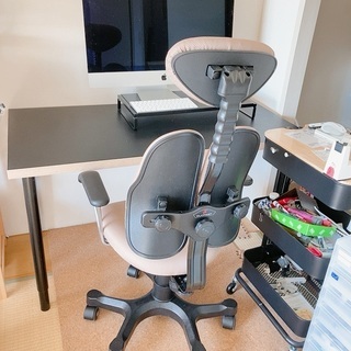 美品】DUORESTデュオレスト・デスクチェア/人間工学椅子