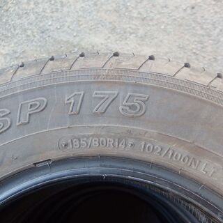 タイヤ、ホイール 【中古】ボンゴについていた185/80R14 102/100N 97 