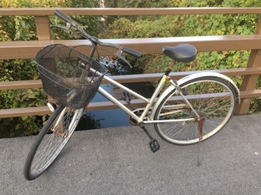 (chariyoshy 出品)27インチ 自転車　シルバー