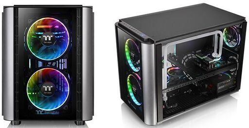 Thermaltake LEVEL 20 XT 4面強化ガラスパネル搭載 20周年記念モデル キューブ型 E-ATX PCケース