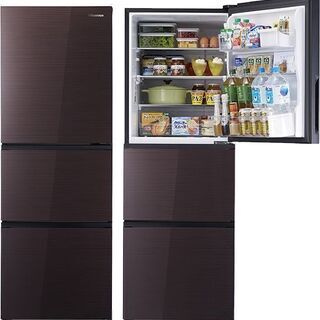 HISENSE ハイセンス HR-G2801BR 冷蔵庫 ブラウン 280ℓ