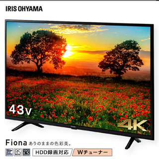 Fiona 4K対応液晶テレビ 新品未開封＊2020年