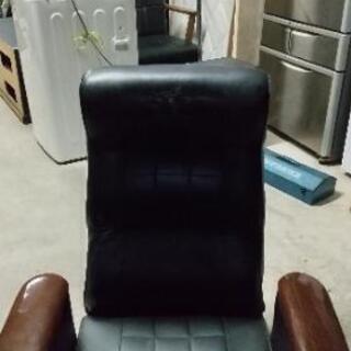 【中古品】革製座椅子