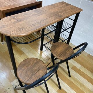 カウンターテーブル3点セット　【トレファク岸和田店】 カウンターテーブル3点セット 【トレファク岸和田店】