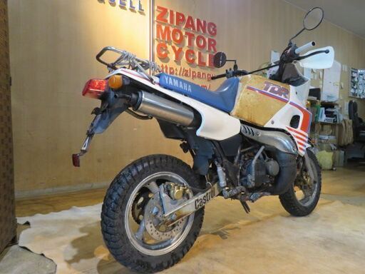 □YAMAHA TDR80 3GA ヤマハ 80cc ホワイト パーツ取り 部品取り車