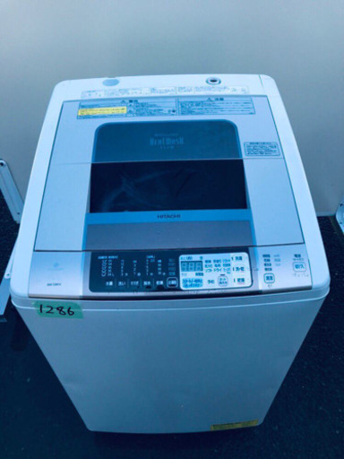 ✨乾燥機能付き✨‼️大容量‼️1286番 HITACHI✨日立電気洗濯乾燥機✨BW- D8KV‼️
