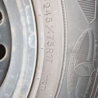 FJクルーザー純正鉄ホイール　4本セット　タイヤ245/75R17 2016年製 FJクルーザー純正鉄ホイール 4本セット タイヤ245/75R17 2016年製