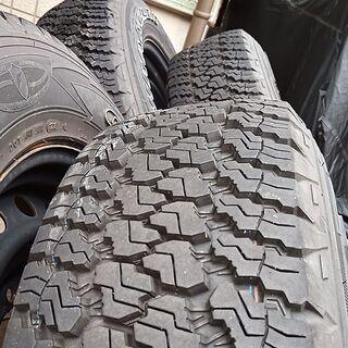 FJクルーザー純正鉄ホイール 4本セット タイヤ245/75R17 2016年製
