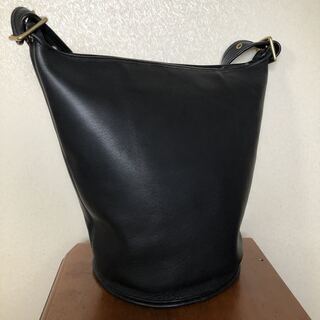 オールドコーチ USA製 COACH 本革 レザー バケツ型 ショルダーバッグ 
