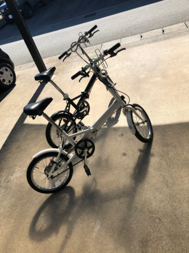 折りたたみ自転車16インチ2台！