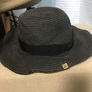 ミラオーウェン　レディース　帽子　黒　フリーサイズ