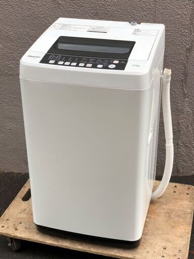 ㉘【6ヶ月保証付】ハイセンス 5.5kg 全自動洗濯機 HW-T55A【PayPay使えます】