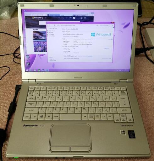 Panasonic CF-LX4 Windows8.1 Core-i5 5300U テレワーク WEBカメラ