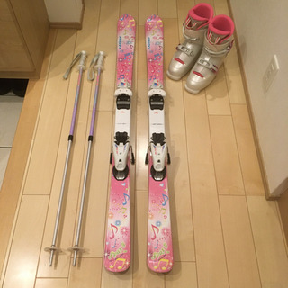 ジュニア（126）女子　スキー板3点セット