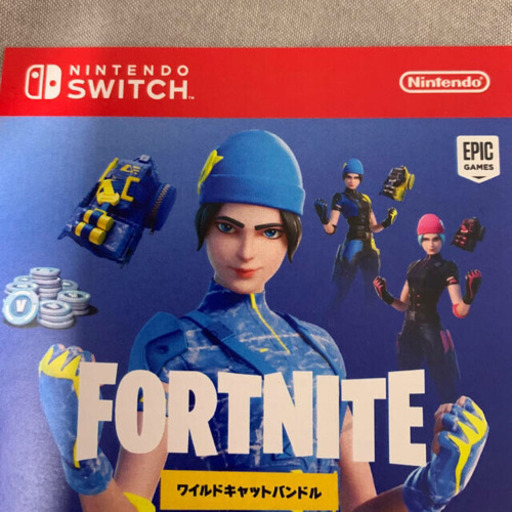 フォートナイト◆ワイルドキャットバンドルコード◆Nintendo Switch