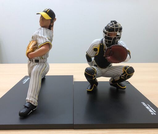“値引き⚾️”藤川球児・城島健司 リアルフィギュア ⭐️藤川引退キャンペーン⭐️ 藤川球児＆城島健司 リアル