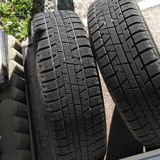 スタットレスタイヤホイル付き155、65、R14(ダイハツ純正ホイル)4本セツト