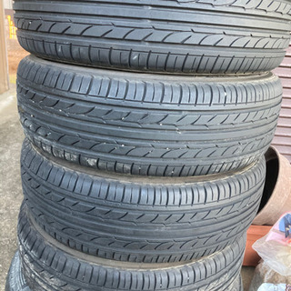 （商談中）155/65R13 ダイハツ純正ホイール、タイヤセット中古品