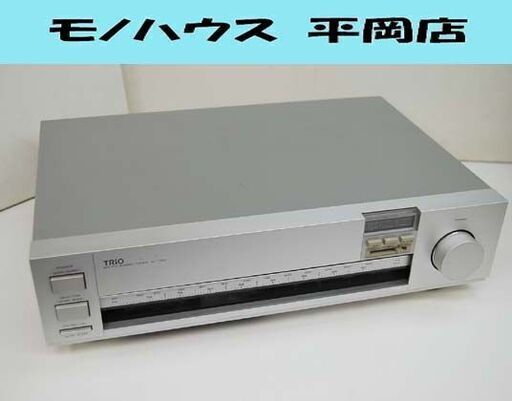 ジャンク TRIO KT-1100 FM/AMチューナー シルバー 通電確認済み トリオ☆ PayPay(ペイペイ)決済可能 ☆ 札幌市 清田区 平岡