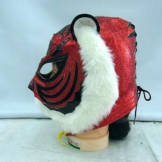 美品 初代タイガーマスク Ⅲマーク 赤金ハーフ 佐山聡 赤金ツートン ハーフマスク スリーマーク ラメ 札幌 東区 