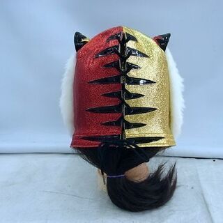 美品 初代タイガーマスク Ⅲマーク 赤金ハーフ 佐山聡 赤金ツートン ハーフマスク スリーマーク ラメ 札幌 東区 