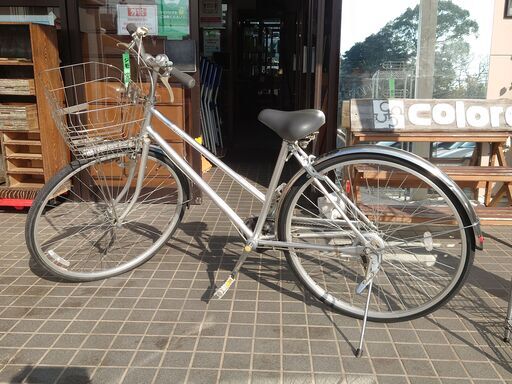【値下げ】●ブリヂストン 27インチ シティサイクル 自転車 1本スタンド