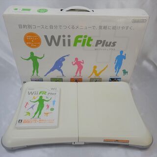 箱付き【動作確認済】ソフト付き　Wii Fit Plus ウィー...