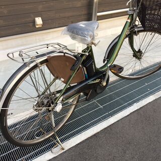 地域限定 ヤマハ パス 新基準 子供乗せ 6AH 緑 アシスタ ビビ 神戸市 