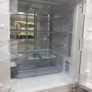 SHARP / シャープ 440L 冷蔵庫 2012年 SJ-XF44W 自動製氷機能付き