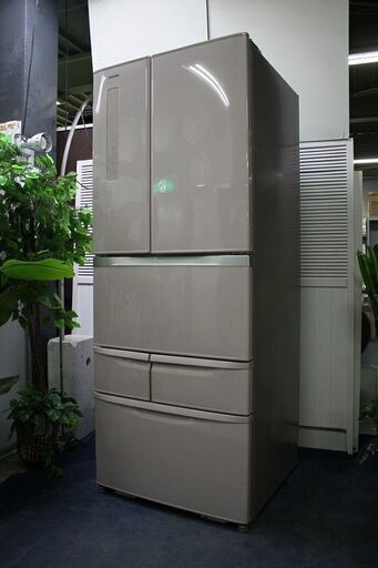 R2300) Toshiba  中古 東芝 6ドア 冷凍冷蔵庫 GR-G48FS(P) 自動製氷 481L 2014年製! 冷蔵庫 店頭取引大歓迎♪