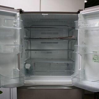 R2300) Toshiba 中古 東芝 6ドア 冷凍冷蔵庫 GR-G48FS(P) 自動製氷 