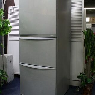 R2302) Toshiba 東芝 3ドア 冷凍冷蔵庫 GR-E34N(SS) 自動製氷 340L
