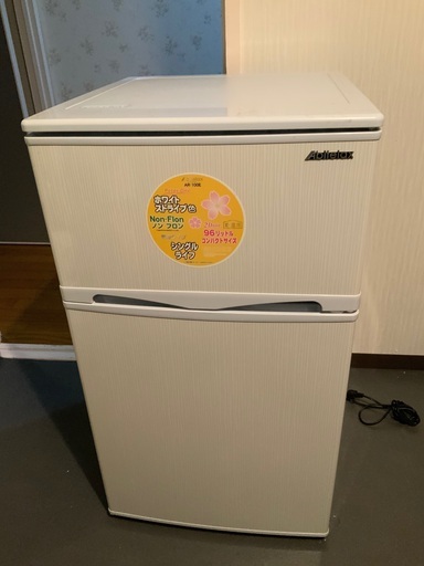 2019年製　超美品　96ℓ アビテラックス冷凍冷蔵庫