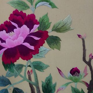 2/10販売済！八枚折屏風｜8連刺繍衝立