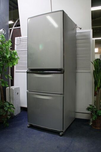 R2303) MITSUBISHI 三菱 3ドア 冷凍冷蔵庫 MR-C34EZ-AS1 自動製氷 335L