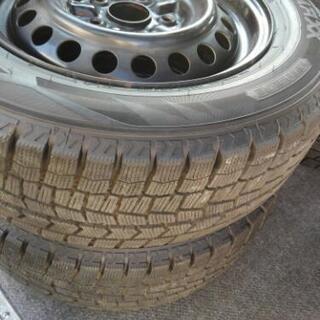 195/65R15 スタッドレス 鉄ホイール付き 4本 中古