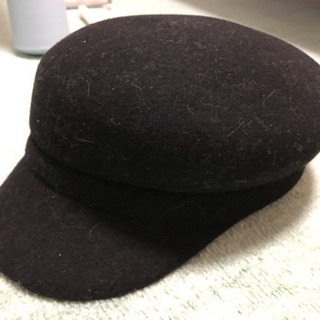 CA4LA 黒のキャスケット 帽子